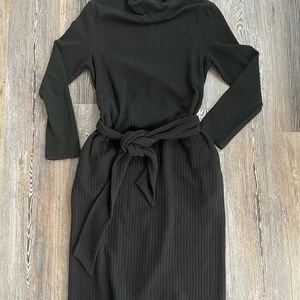 CLARA SUNWOO Black Long Sleeve Dress